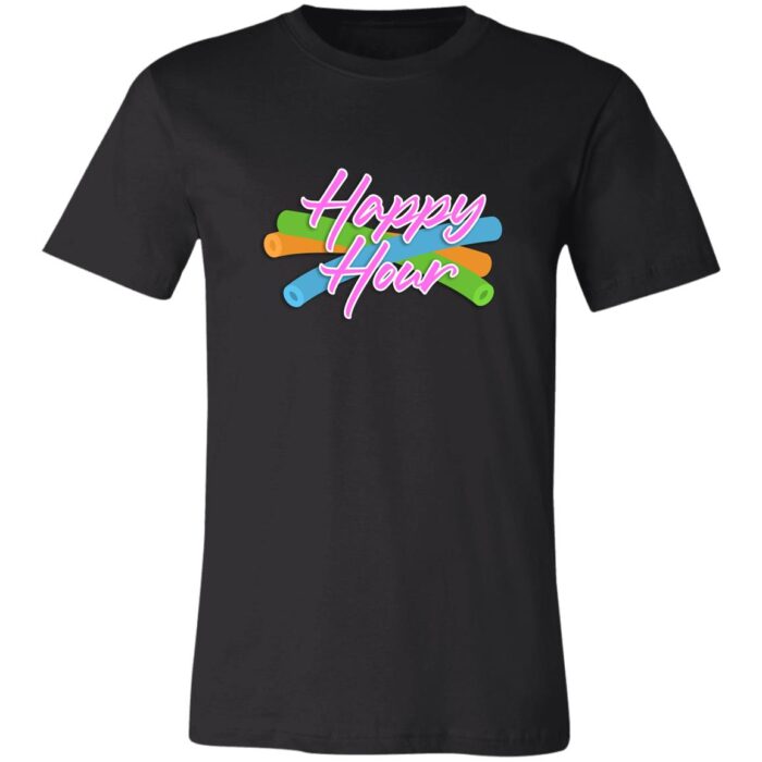 Noodle Happy Hour Unisex Jersey Short-Sleeve T-Shirt - Image 2