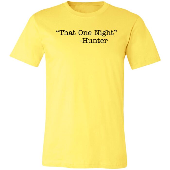 That One Night: Hunter's Song - Unisex Jersey Short-Sleeve T-Shirt - Image 3