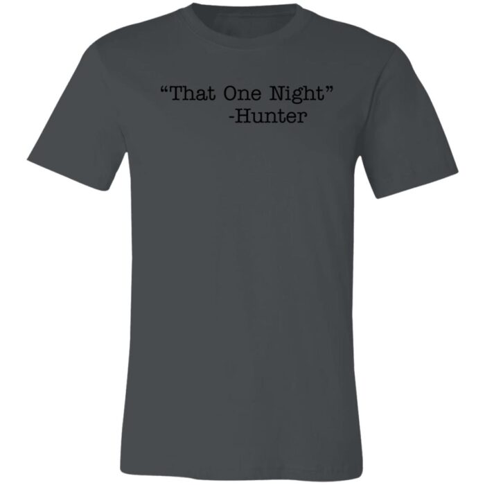 That One Night: Hunter's Song - Unisex Jersey Short-Sleeve T-Shirt - Image 4