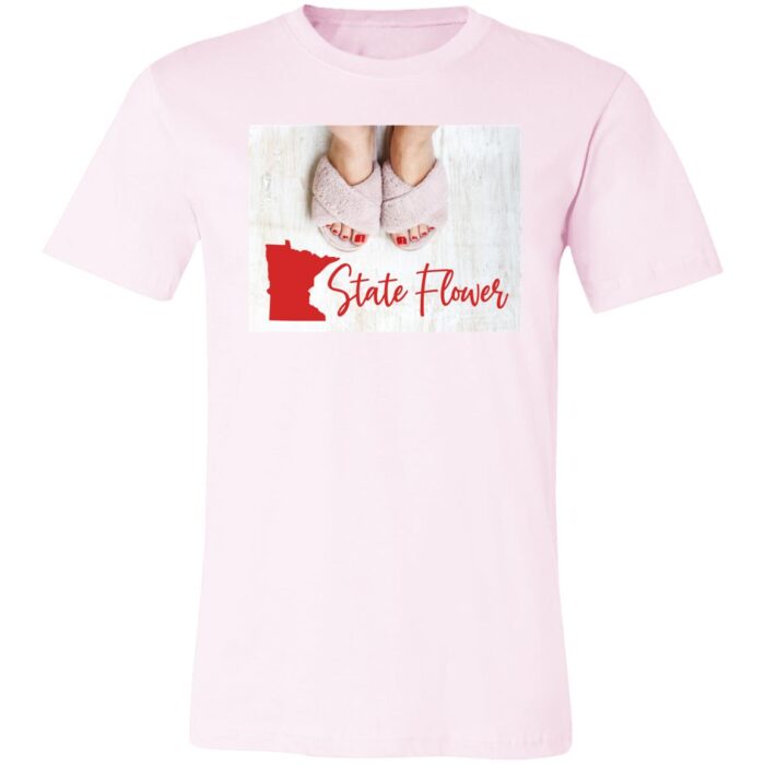 Pink Lady Slipper Minnesota State Flower Unisex Jersey Short-Sleeve T-Shirt