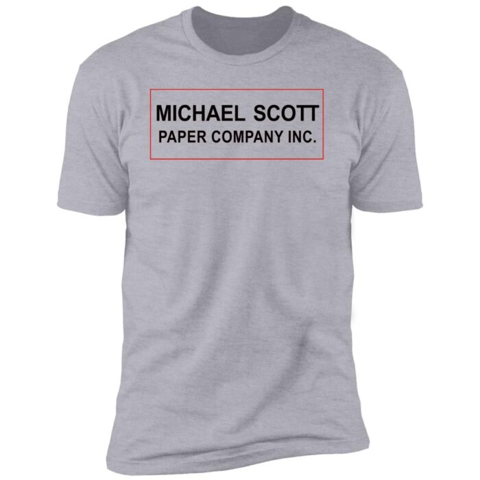 Michael Scott Paper Company Premium Short Sleeve Tee - Image 2