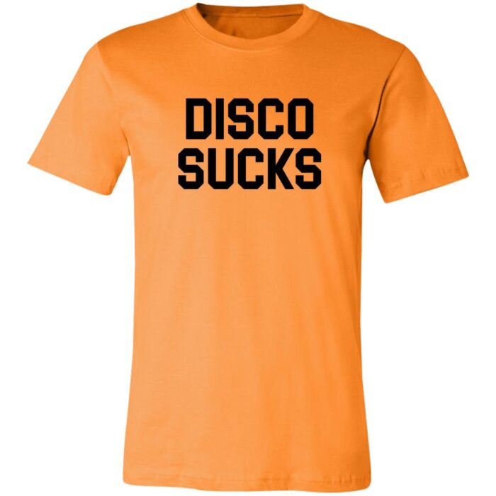 Disco Sucks Unisex Jersey T-Shirt - Image 6