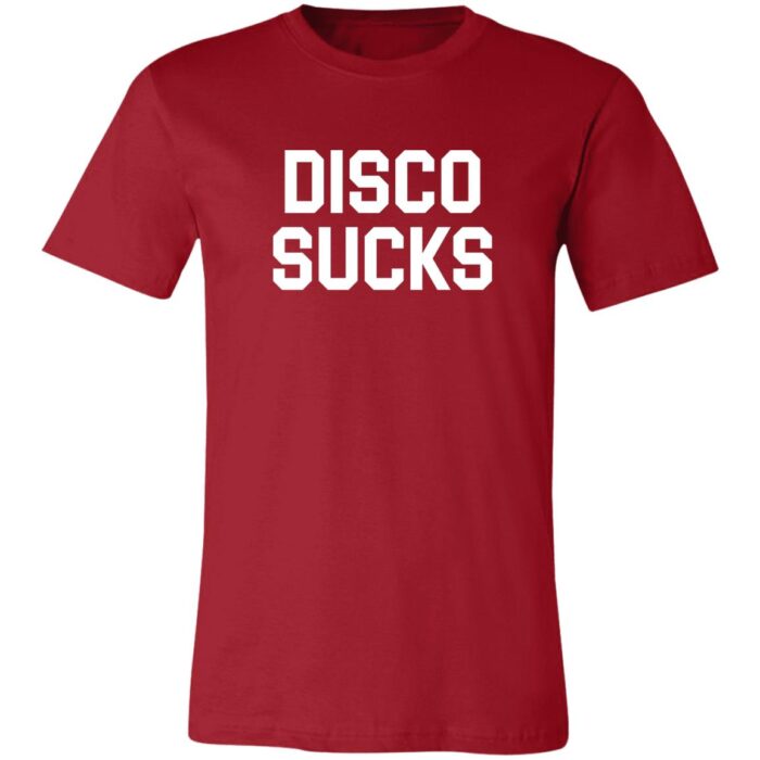 Disco Sucks Unisex Jersey T-Shirt - Image 8