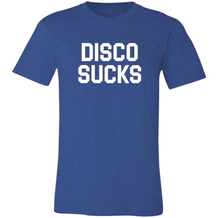 Disco Sucks Unisex Jersey T-Shirt - Image 9