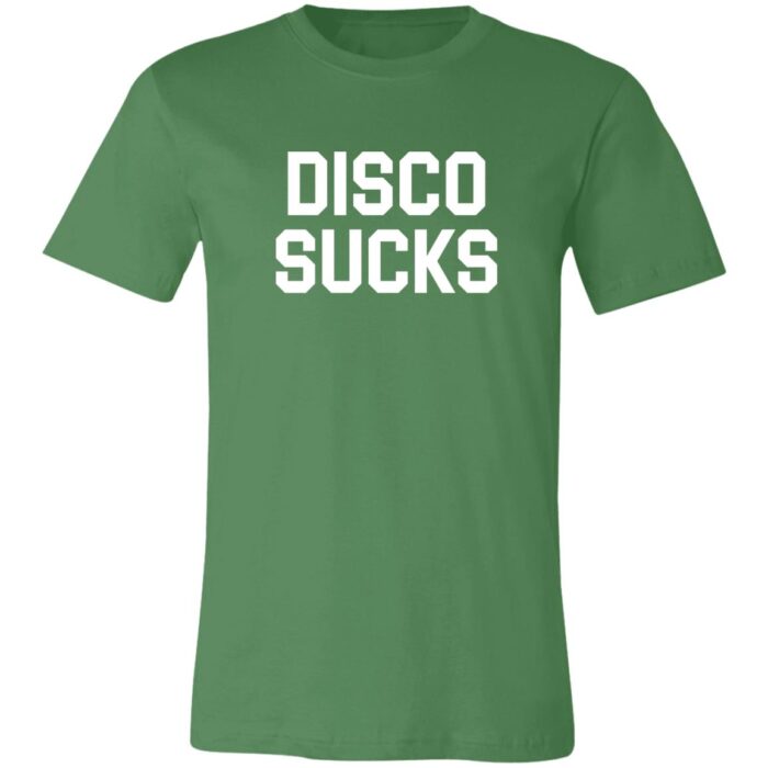 Disco Sucks Unisex Jersey T-Shirt - Image 10