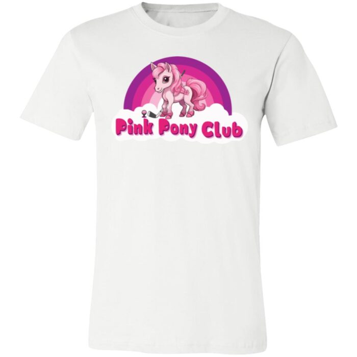 Pink Pony Golf Club Unisex Jersey Short-Sleeve T-Shirt - Image 3