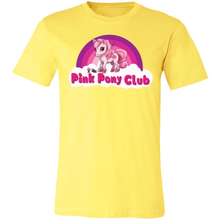 Pink Pony Golf Club Unisex Jersey Short-Sleeve T-Shirt - Image 4