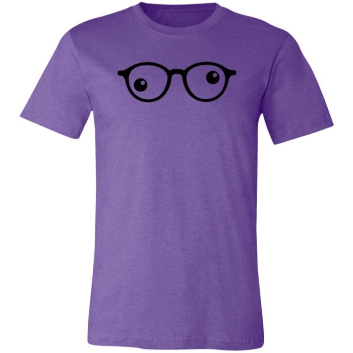 Googly Glasses Unisex Jersey Short-Sleeve T-Shirt - Image 3