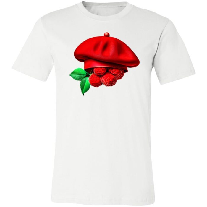 Raspberry Beret Unisex Jersey Short-Sleeve T-Shirt - Image 3