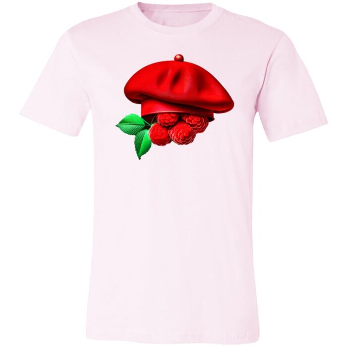 Raspberry Beret Unisex Jersey Short-Sleeve T-Shirt - Image 2